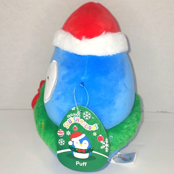 🎄 PUFF 🐧 Penquin with Wreath Christmas 2023 Original Squishmallow by Kelly - Picture 7 of 7
